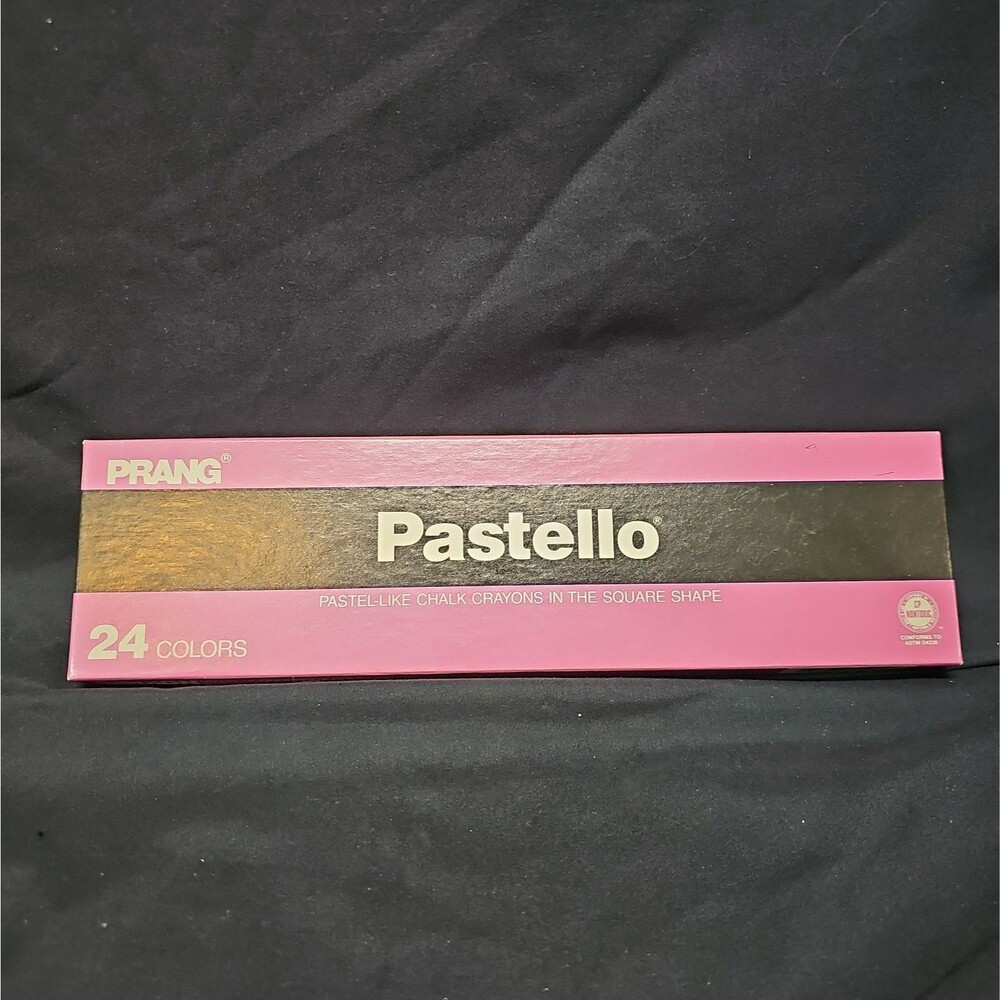 Vintage Prang Pastello Pastel-Like Square  Chalk Crayons Missing Some